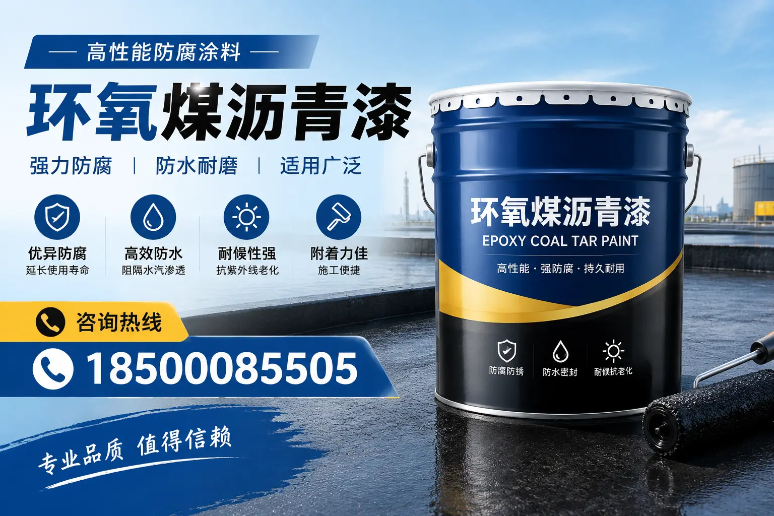 环氧煤沥青漆的主要成分与功能，嘉兴用户深度了解